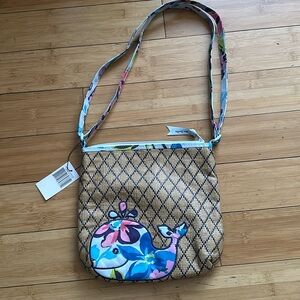Vera Bradley Beach Crossbody Marian Floral NWT